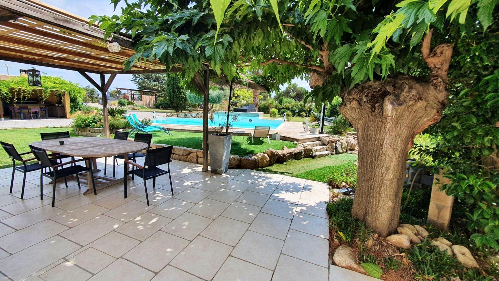 Villa Spacieuse A Beziers Avec Piscine Privee Et Jacuzzi Buitenkant foto